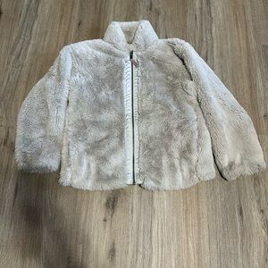 Patagonia Kids Cream Fleece Jacket